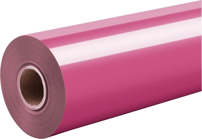 HTVRONT Pure termotransferová fólia 30,5 cm × 1,8 m ružová