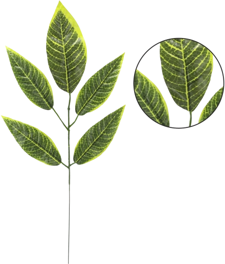 Umelá vetvička s listami manga 57 × 24 cm