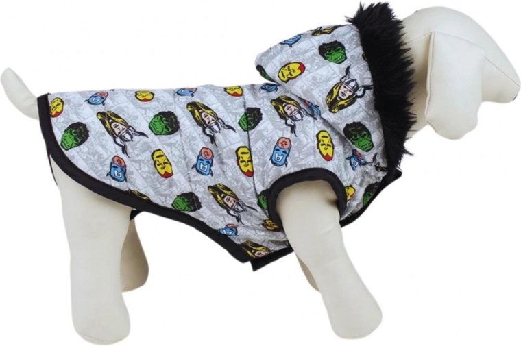 Zimné oblečenie pre psa Avengers veľkosť L - 1 kus