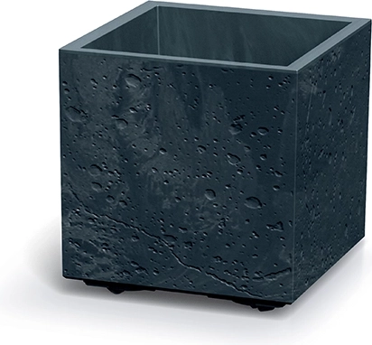 Kvetináč Sierra Square s betónovým efektom 28,8 × 28,8 cm, antracit