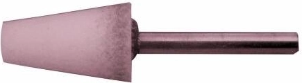 brúsne kužeľové teliesko so stopkou 6/3 × 10 mm, zrno 100, tvrdosť M