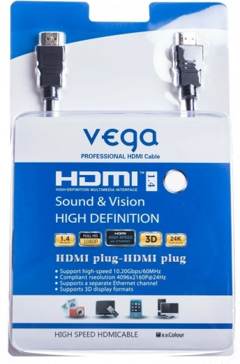 Vega HDMI kábel 10 m čierny