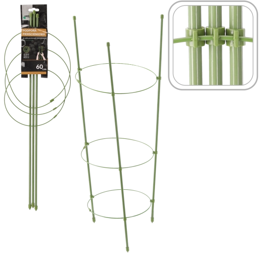 Kruhová opora pre rastliny 60 cm
