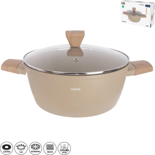 Orion kastról Ecrina 6,6 l so sklenenou pokrievkou