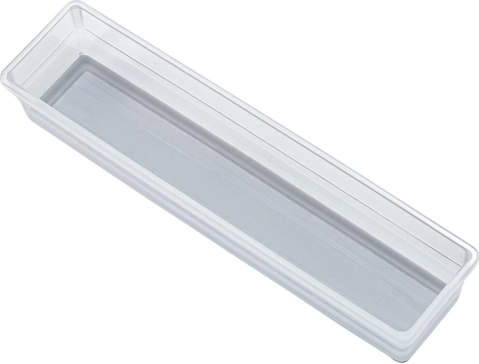 Organizér do zásuvky SISTEMO 30 × 7,5 × 5 cm, transparentný/sivý