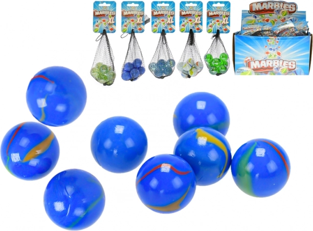 Sada sklenených gulôčok 25 mm (8 ks)