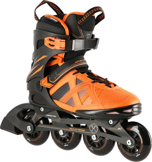 Kolieskové korčule NILS Extreme oranžové – 40