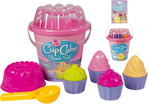 Androni sada na piesok tortičky – stredná – Ružová