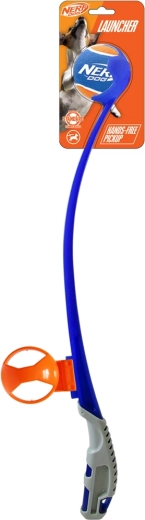 Nerf Dog priesvitný vrhač loptičiek Air Strike s tenisovou loptičkou bez pískatka 41,5 cm