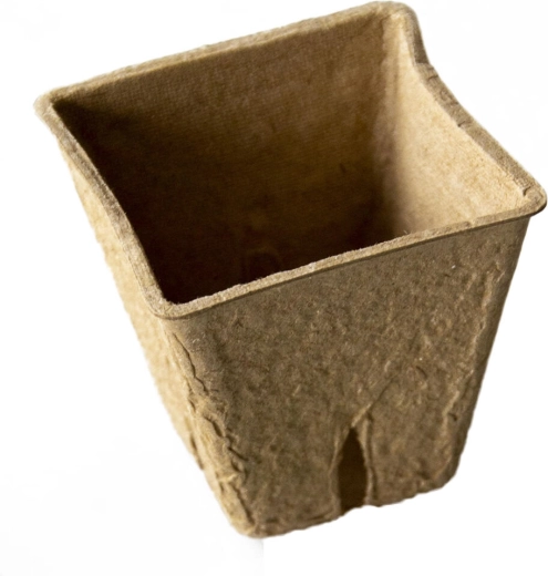 Jednorazový rašelinový kvetináč 6 × 6 × 5,6 cm (20 ks)