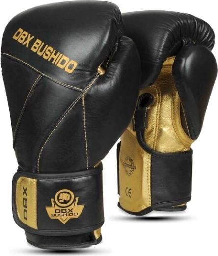 Boxerské rukavice DBX Bushido z prírodnej kože B-2v14 – 10 oz