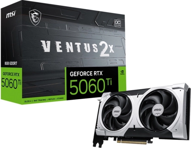Grafická karta GeForce RTX 5060 Ti 8GB Ventus 2X OC Plus