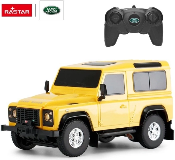 Rastar Land Rover Defender RC auto 1:24 žlté - 1 kus