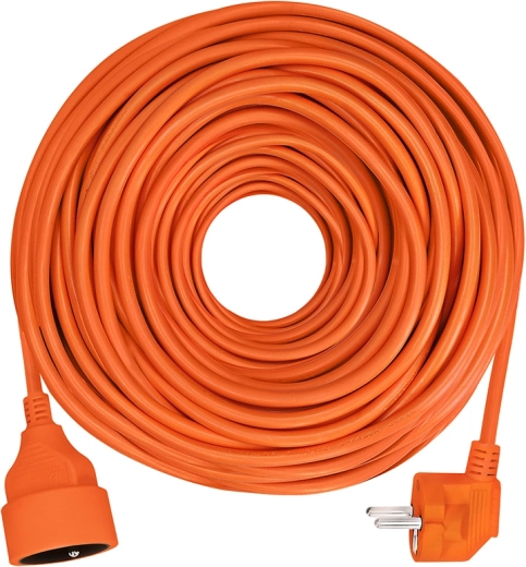 Solight predlžovací kábel so spojkou, 1 zásuvka, 25 m, 3 × 1,5 mm², oranžový - 1 kus