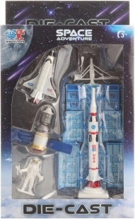 Vesmírna kovová sada pre deti