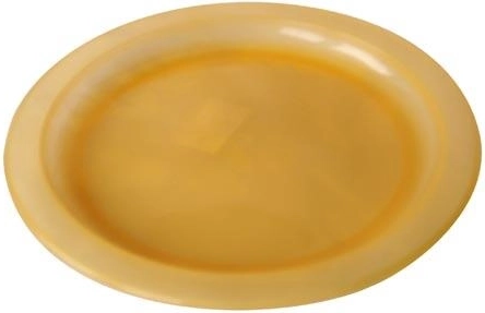 Plytký plastový tanier 23 cm – mix farieb