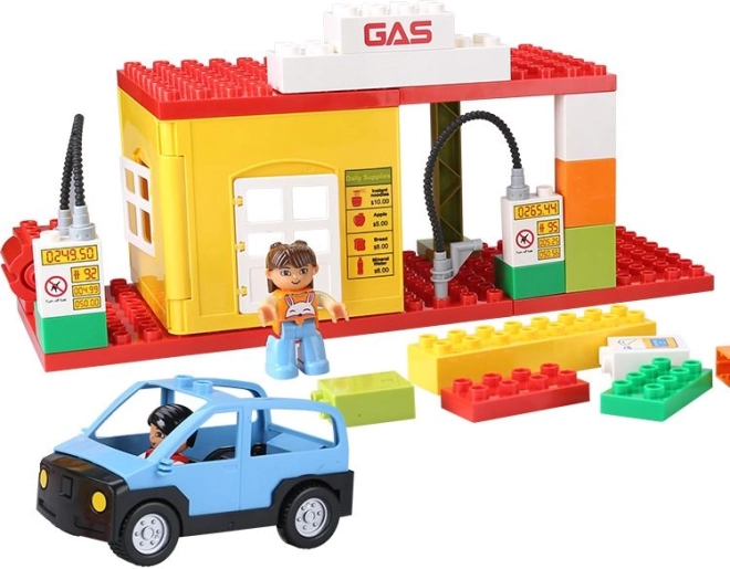 Sada kociek – čerpacia stanica (48 kociek)