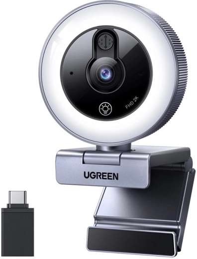 Webkamera Ugreen CM910 2K s LED prisvietením a mikrofónom