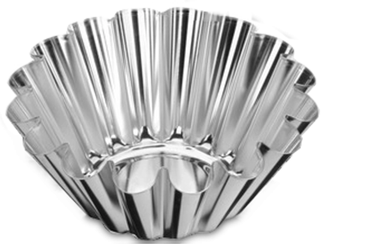 Forma na bábovku 14 cm z pocínovaného plechu