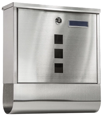 Nerezová poštová schránka Albatross s držiakom na noviny