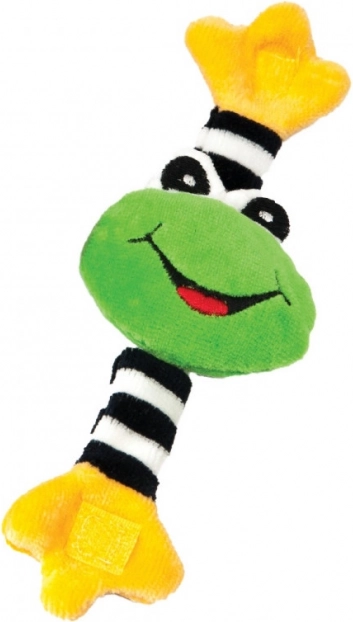 Textilné náramkové hrkálky žabka pre bábätká