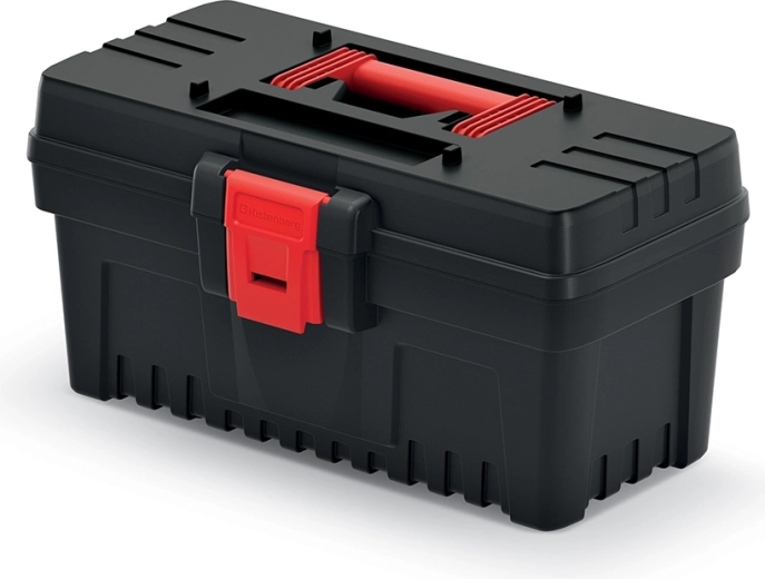 Kufor na náradie Prosperplast Dark 40, 36 × 19,3 × 18,6 cm, čierny