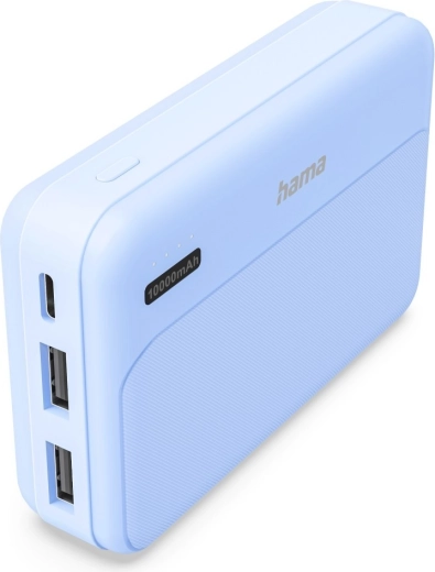 Powerbanka Hama Power Pack Pocket 10 10 000 mAh modrá
