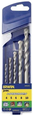 Sada vrtákov do muriva IRWIN Masonry 4–10 mm, 5 dielov