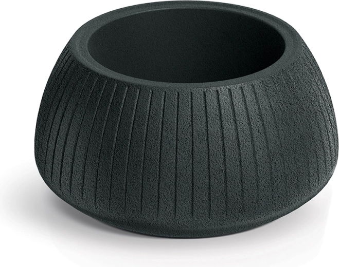 Kvetináč Coro Bowl 40 cm tmavosivý