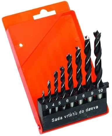 Sada vrtákov do dreva 3–10 mm, 8‑dielna