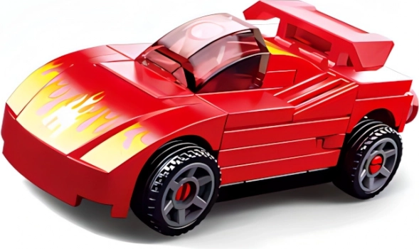 Sluban Power Bricks naťahovacie auto červený športiak