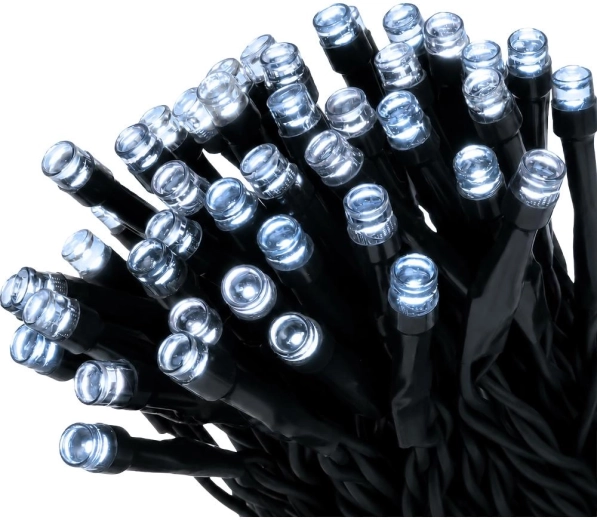 Retlux vianočná LED svetelná reťaz 300 LED so studeným bielym svetlom