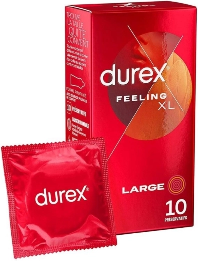 Kondómy Durex Feeling XL large 10 ks