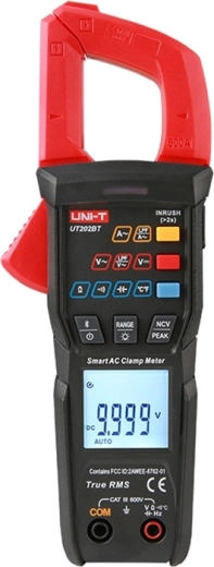Uni-T UT202BT inteligentný kliešťový multimeter s Bluetooth