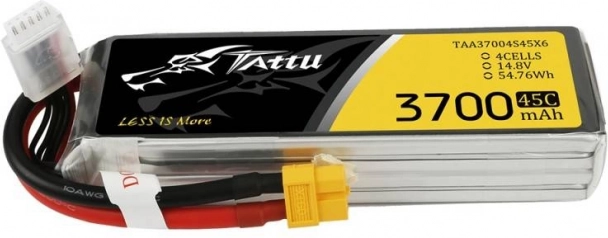Tattu LiPo batéria 3700 mAh 14,8 V 45C 4S s konektorom XT60