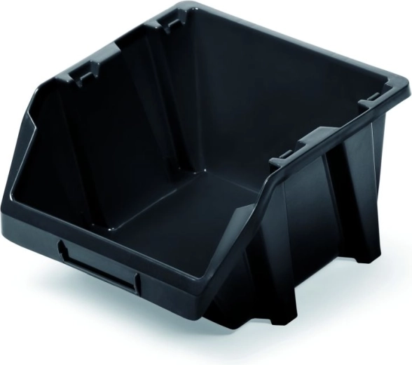 Plastový úložný box Bineer Short 272 × 238 × 160 mm, čierny