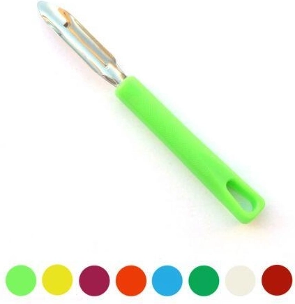 Kuchynská škrabka z nerezu 17 cm s plastovou rukoväťou