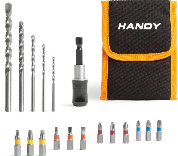 Súprava vrtákov a bitov Handy, 18 ks
