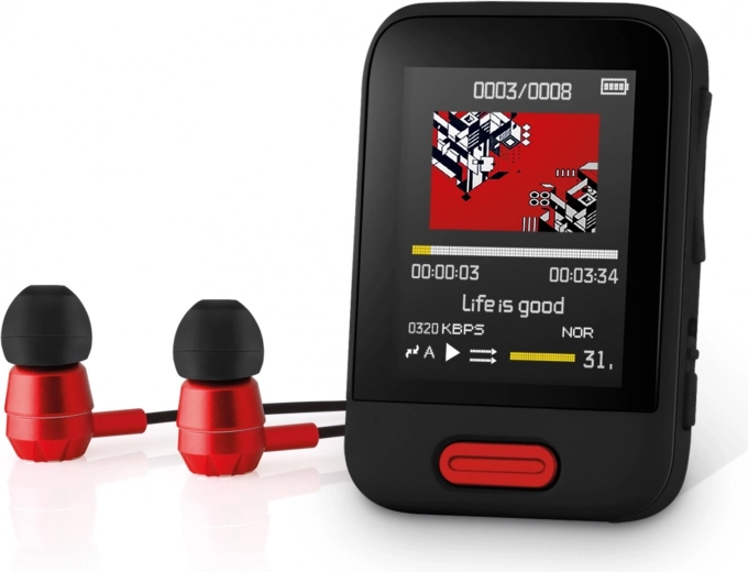 MP3/MP4 prehrávač 16 GB s Bluetooth a 1,8" displejom - 1 kus