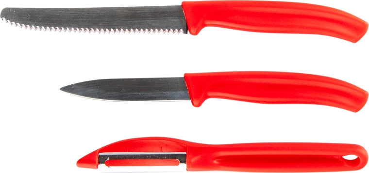 Sada kuchynských nožov so škrabkou Provence Exclusive, 3 ks