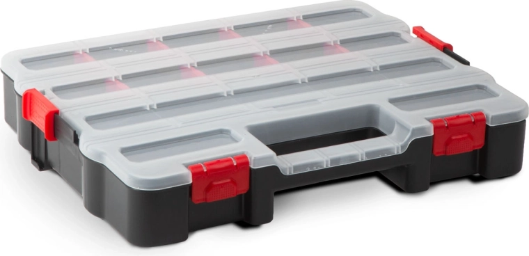 Stohovateľný organizér na drobný materiál 270 × 330 × 60 mm