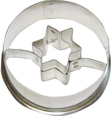 Vykrajovátko na pečivo – koliesko s hviezdičkou