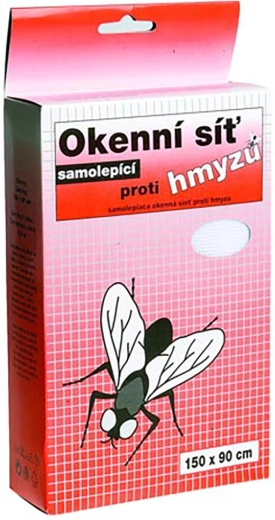 Samolepiaca okenná sieť proti hmyzu 150 × 180 cm, sklolaminát