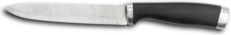 Univerzálny kuchynský nôž Kitchisimo s matnou čiernou rukoväťou