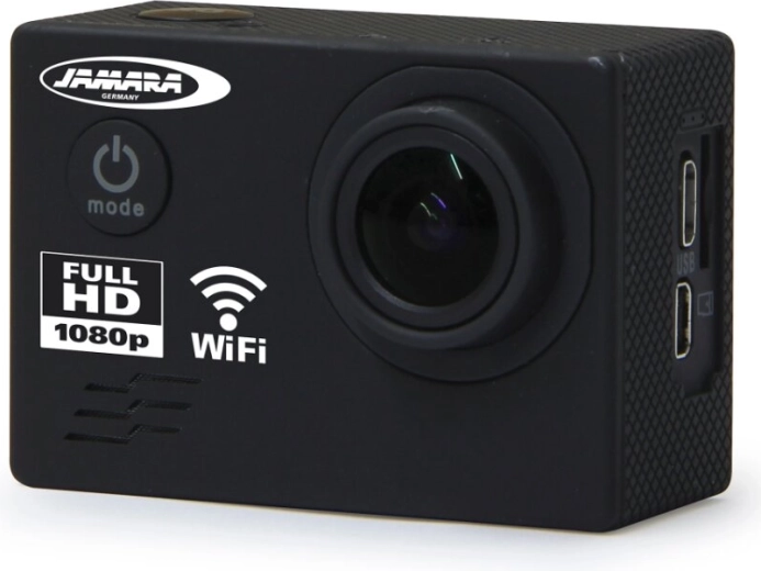 JAMARA Camara full hd pro wifi v2 akčná kamera čierna