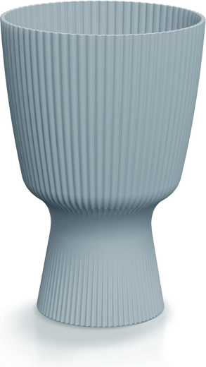 Kvetináč Milly Round 18,8 cm svetlosivý