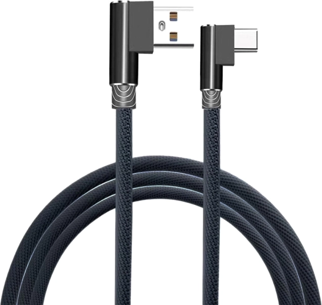 Kábel USB na USB-C Pravý Uhol