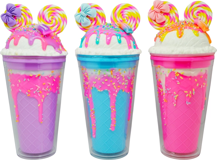 Pohárik s viečkom a slamkou Myška 480 ml