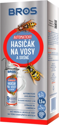 BROS automatický sprej proti osám a sršňom „hasičák“ 400 ml