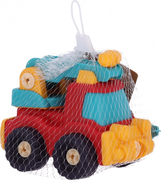 Plastové auto so skrutkovačom na zostavenie